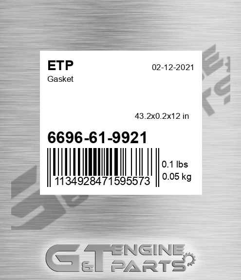6696-61-9921 Gasket