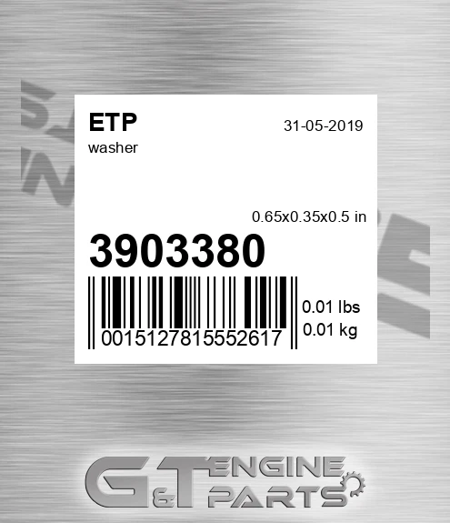 3903380 ETP Washer