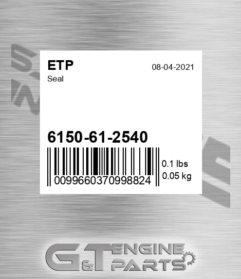 6150-61-2540 Seal for ETP