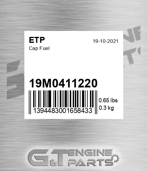 19M0411220 Cap Fuel