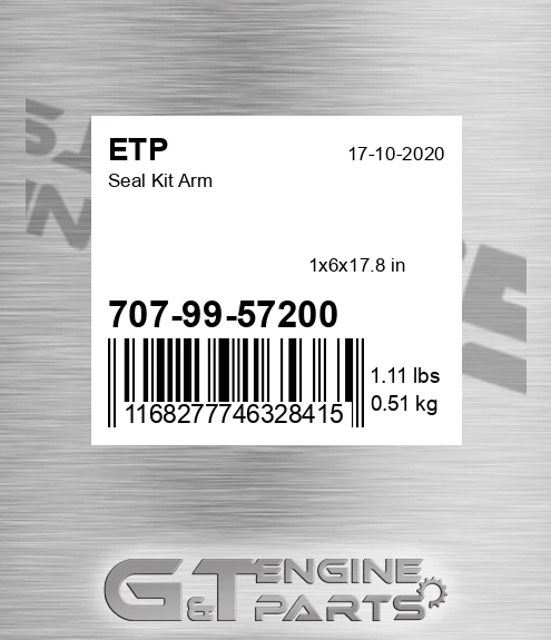 707-99-57200 Seal Kit Arm