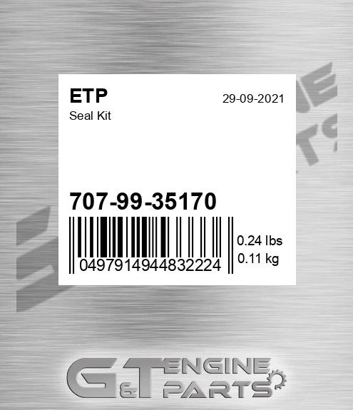 707-99-35170 Seal Kit for ETP