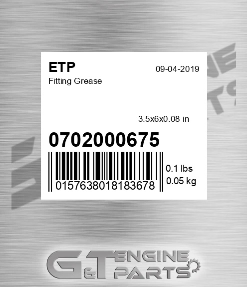 0702000675 ETP Fitting Grease