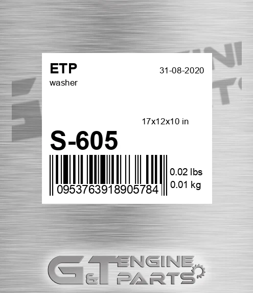 S-605 Washer