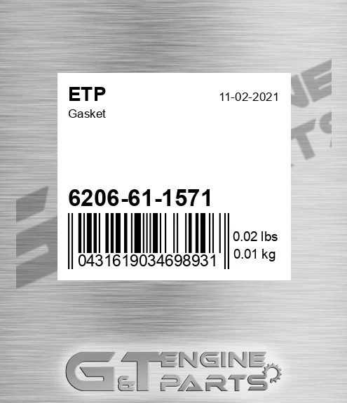 6206-61-1571 Gasket