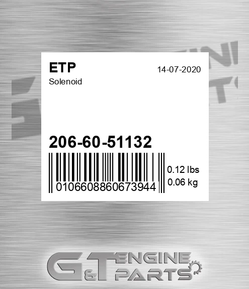 206-60-51132 Solenoid