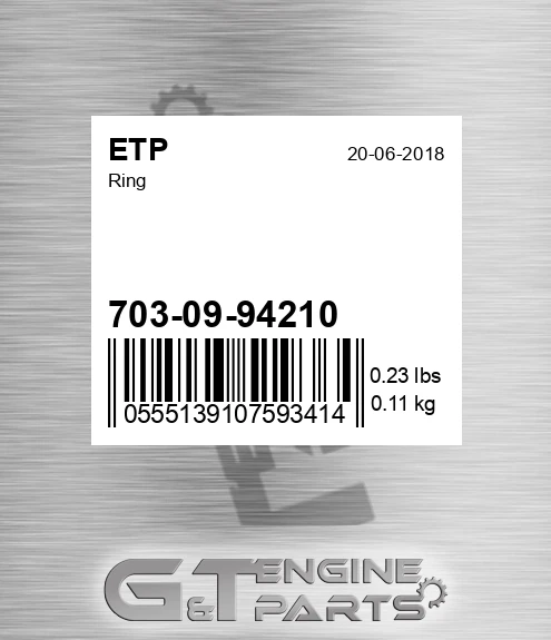 703-09-94210 Ring for ETP