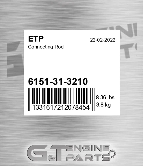 6151-31-3210 Connecting Rod for ETP