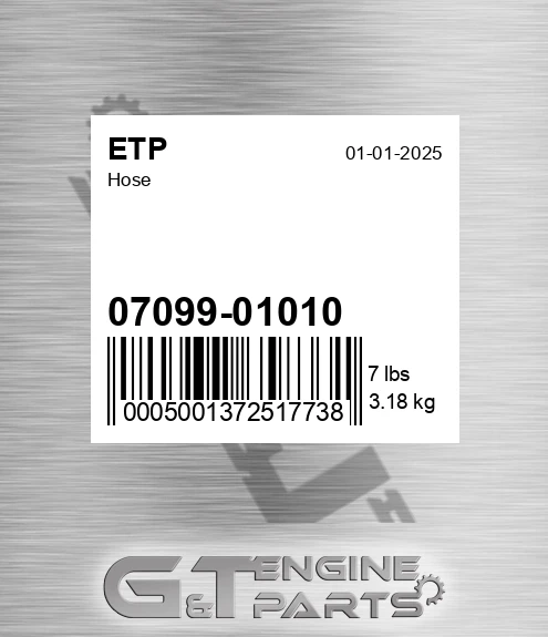 07099-01010 Hose for ETP