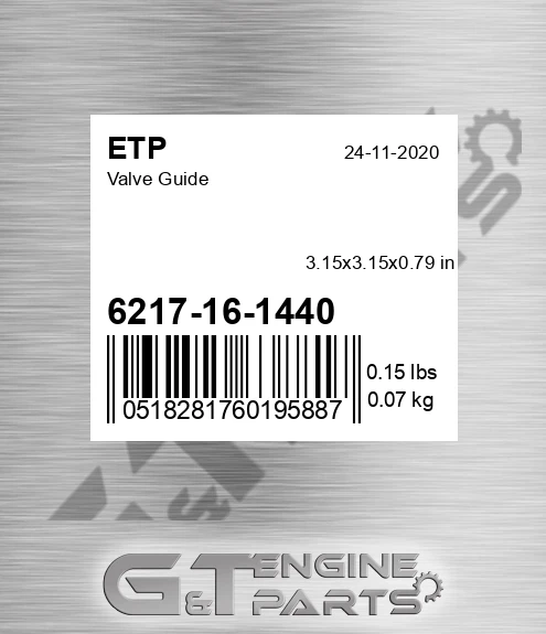 6217-16-1440 Valve Guide