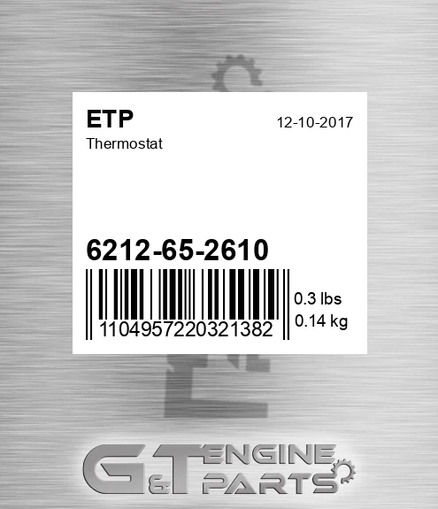 6212-65-2610 Thermostat