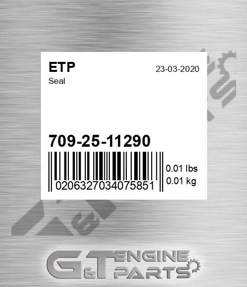 709-25-11290 Seal
