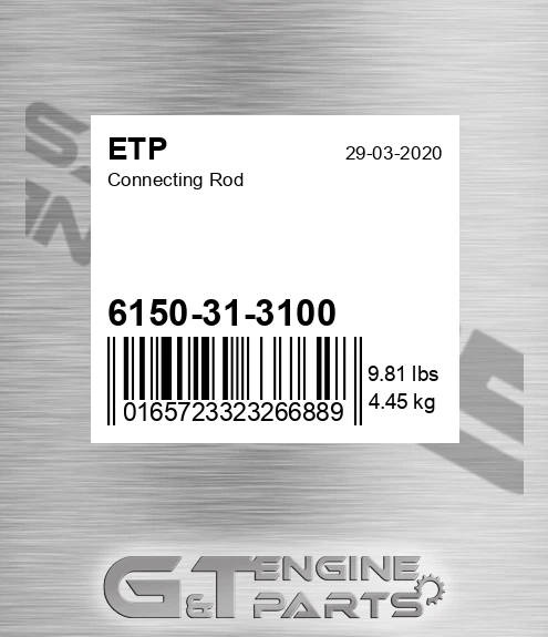 6150-31-3100 Connecting Rod for ETP