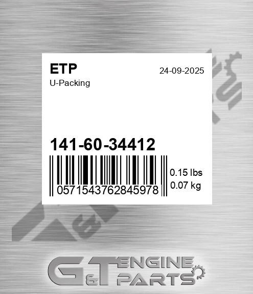 141-60-34412 U-packing