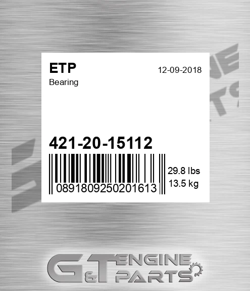 421-20-15112 Bearing for ETP