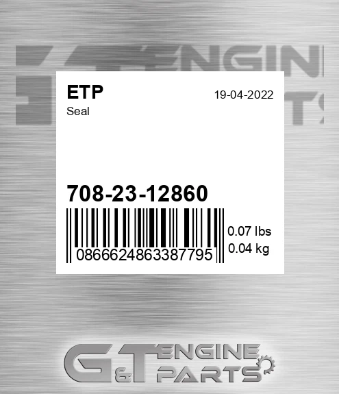 708-23-12860 Seal