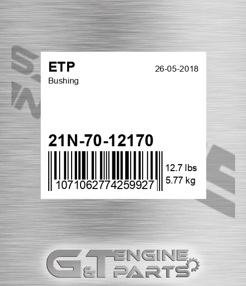 21N-70-12170 Bushing