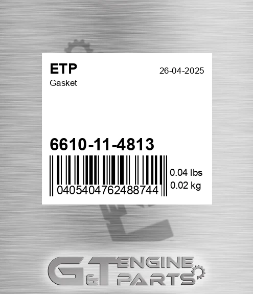 6610-11-4813 Gasket
