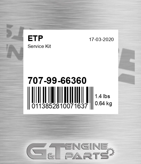 707-99-66360 Service Kit for ETP