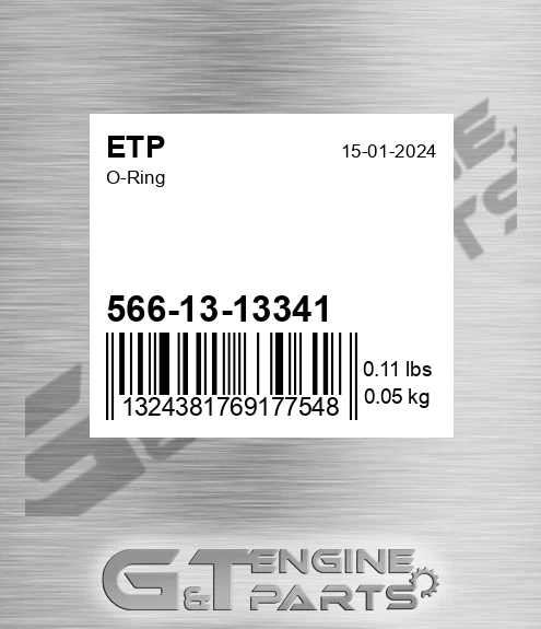 566-13-13341 O-ring for ETP