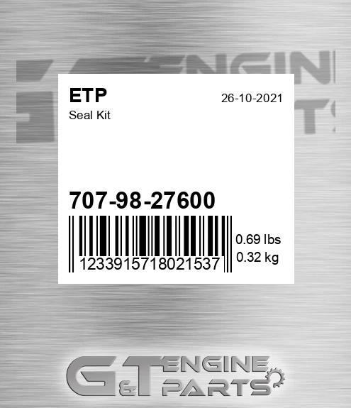 707-98-27600 Seal Kit for ETP