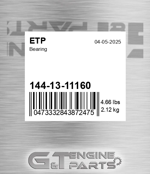 144-13-11160 Bearing