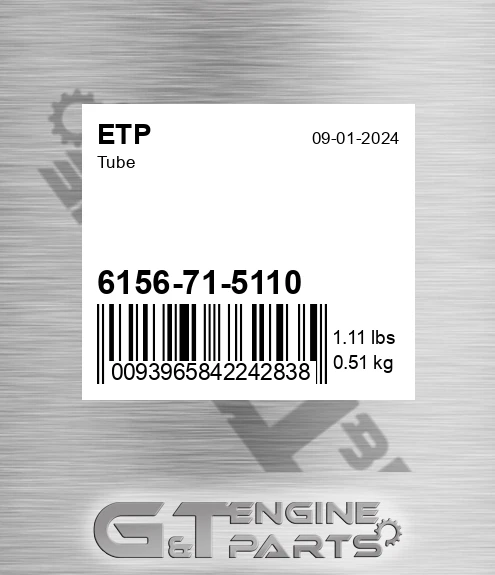 6156-71-5110 Tube for ETP