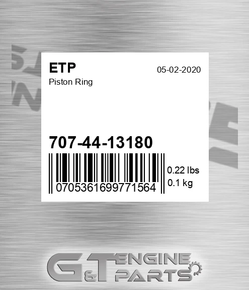707-44-13180 Piston Ring