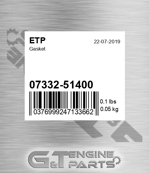 07332-51400 Gasket