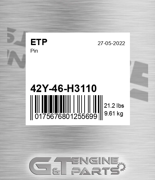42Y46H3110 Pin for ETP