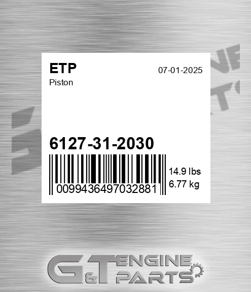 6127-31-2030 Piston for ETP