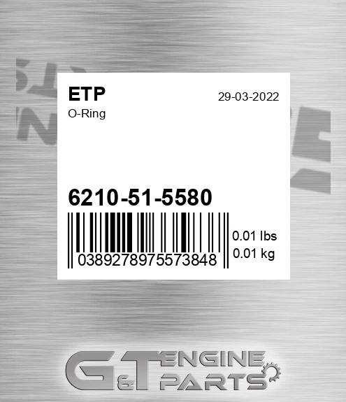 6210-51-5580 O-ring for ETP
