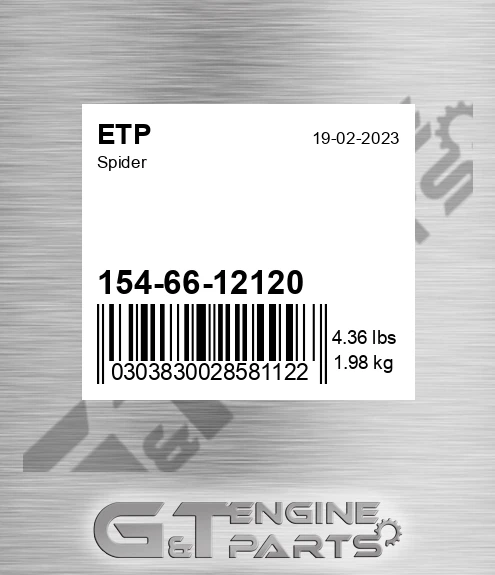 154-66-12120 Spider for ETP