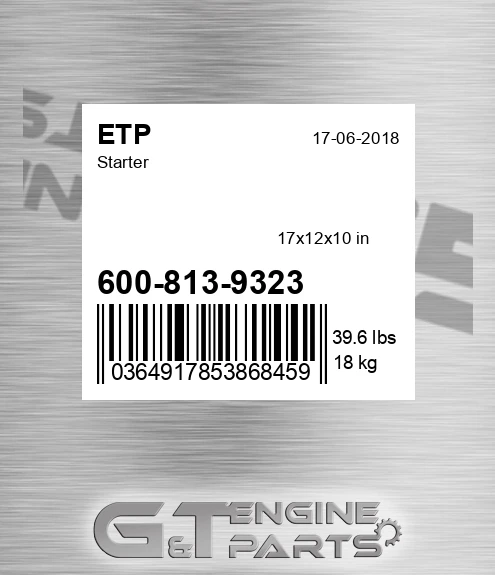 600-813-9323 Starter