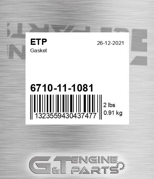 6710-11-1081 Gasket