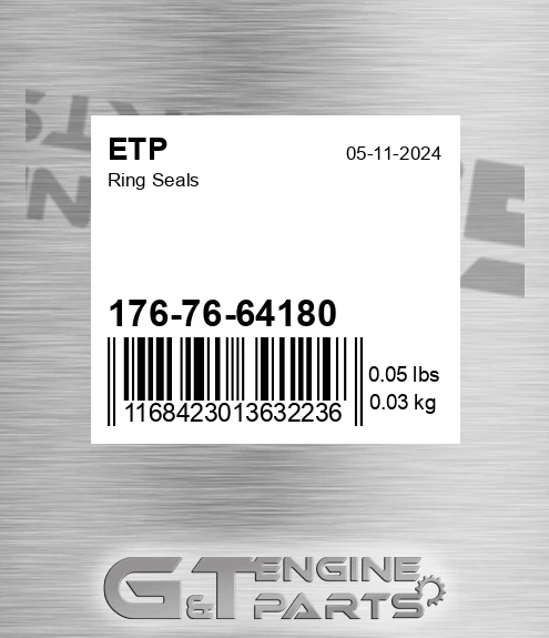 176-76-64180 Ring Seals