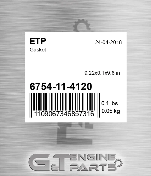 6754-11-4120 Gasket
