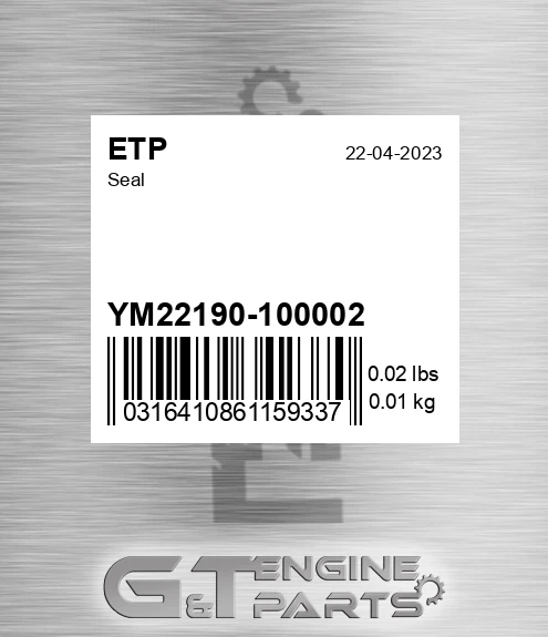 YM22190-100002 Seal