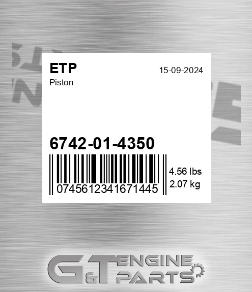 6742-01-4350 Piston for ETP