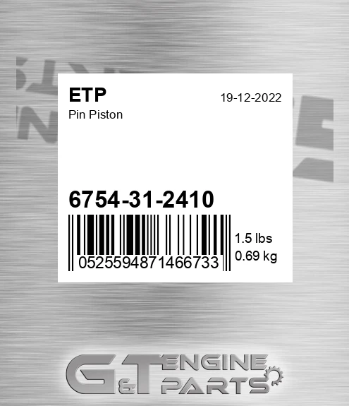 6754-31-2410 Pin Piston