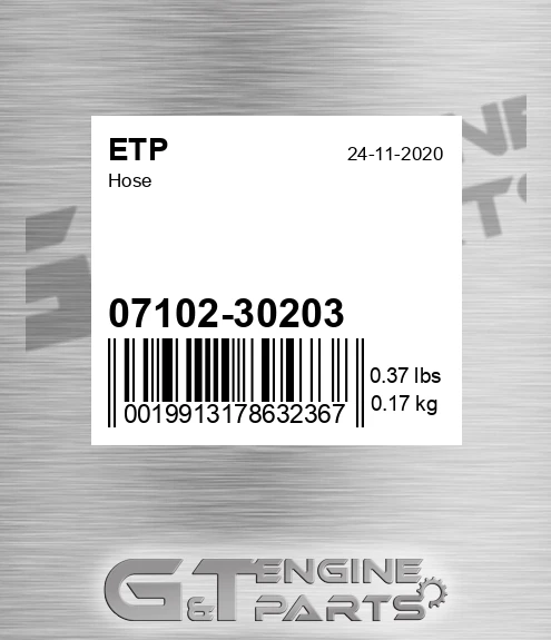07102-30203 Hose