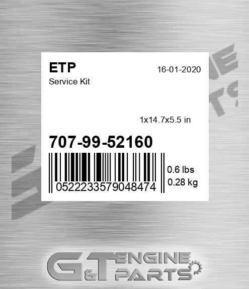 707-99-52160 Service Kit for ETP