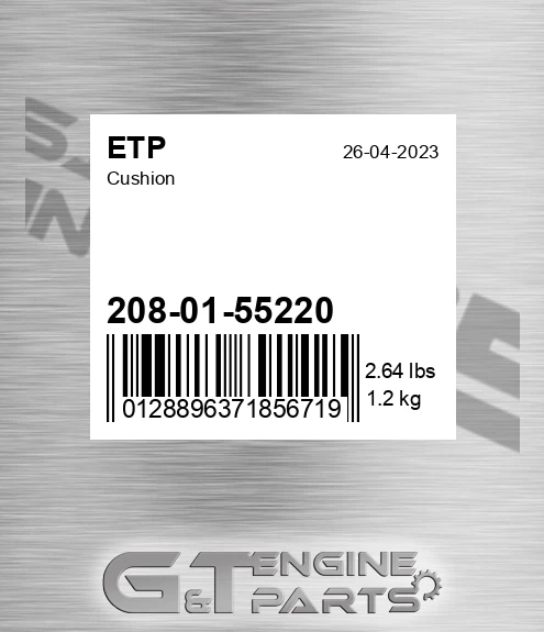 208-01-55220 Cushion