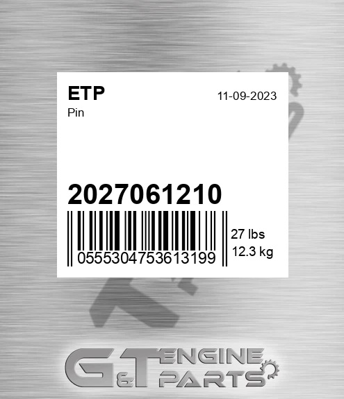 2027061210 Pin for ETP