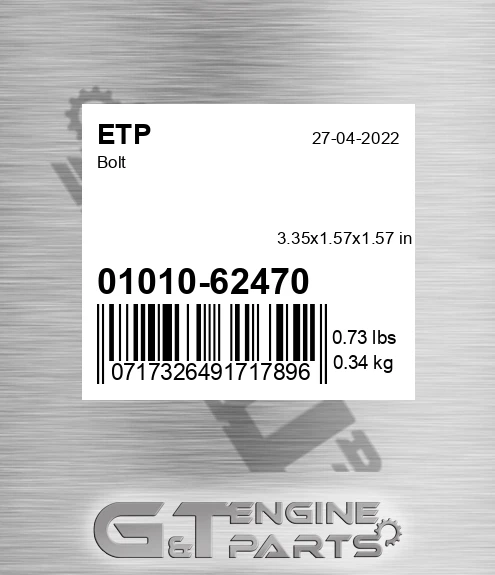 01010-62470 Bolt