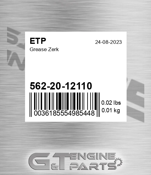 562-20-12110 Grease Zerk