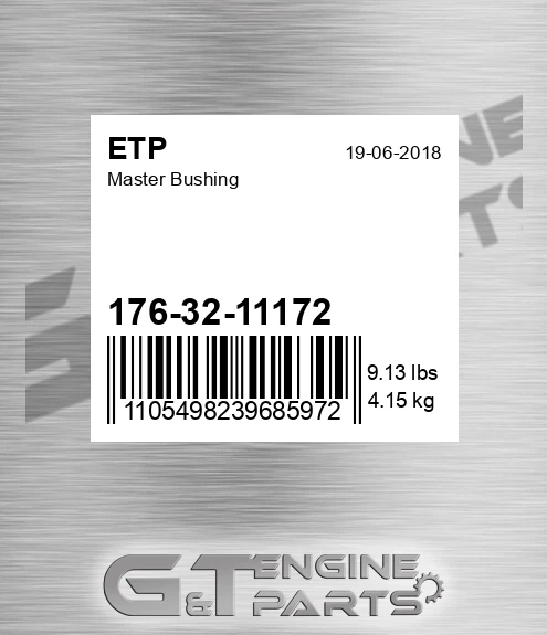 176-32-11172 Master Bushing