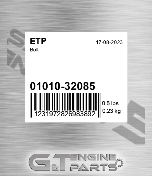 0101032085 Bolt for ETP