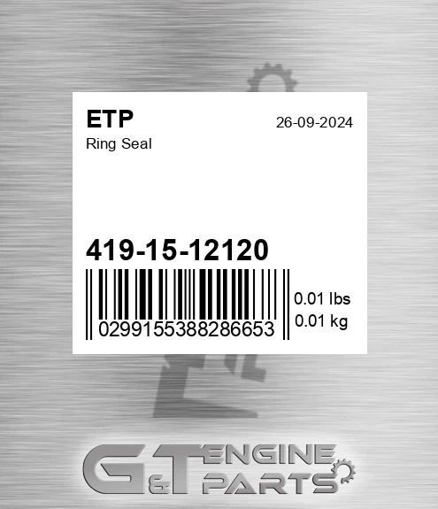 419-15-12120 Ring Seal