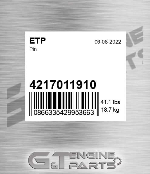 4217011910 Pin for ETP